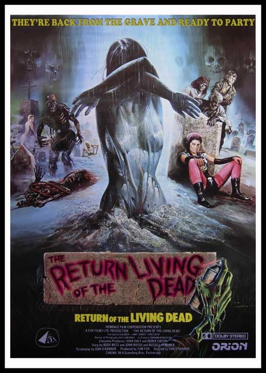 Amazon.com: The Return of the Living Dead Movie Poster Print (11 x